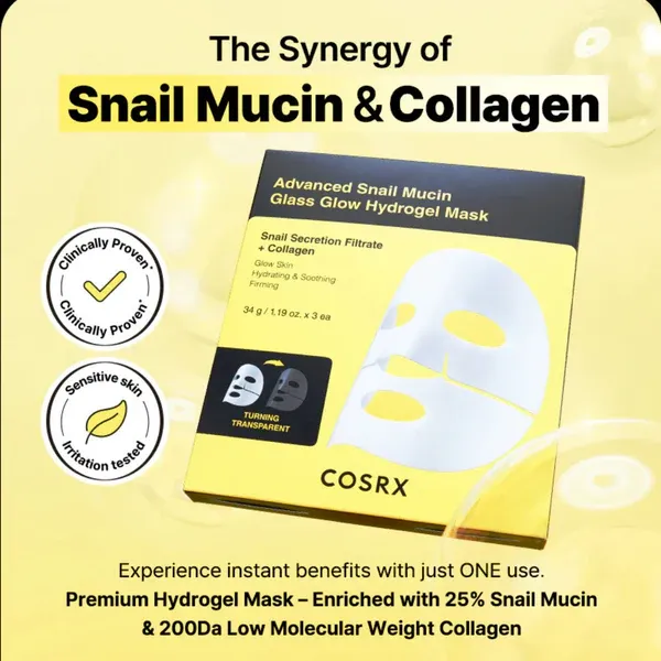 Advanced-Snail-Mucin-Glass-Glow-Hydrogel-x3-Masks-COSRX-3.webp